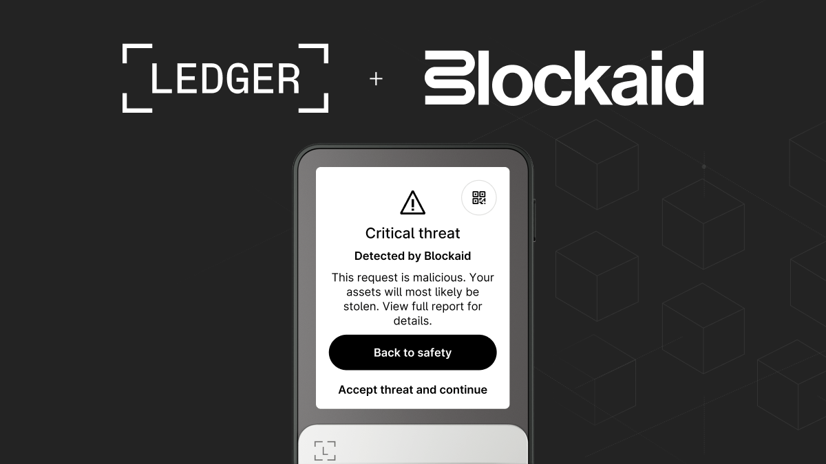 How Ledger’s Transaction Check Uses Blockaid to Mitigate Blind Signing Risks