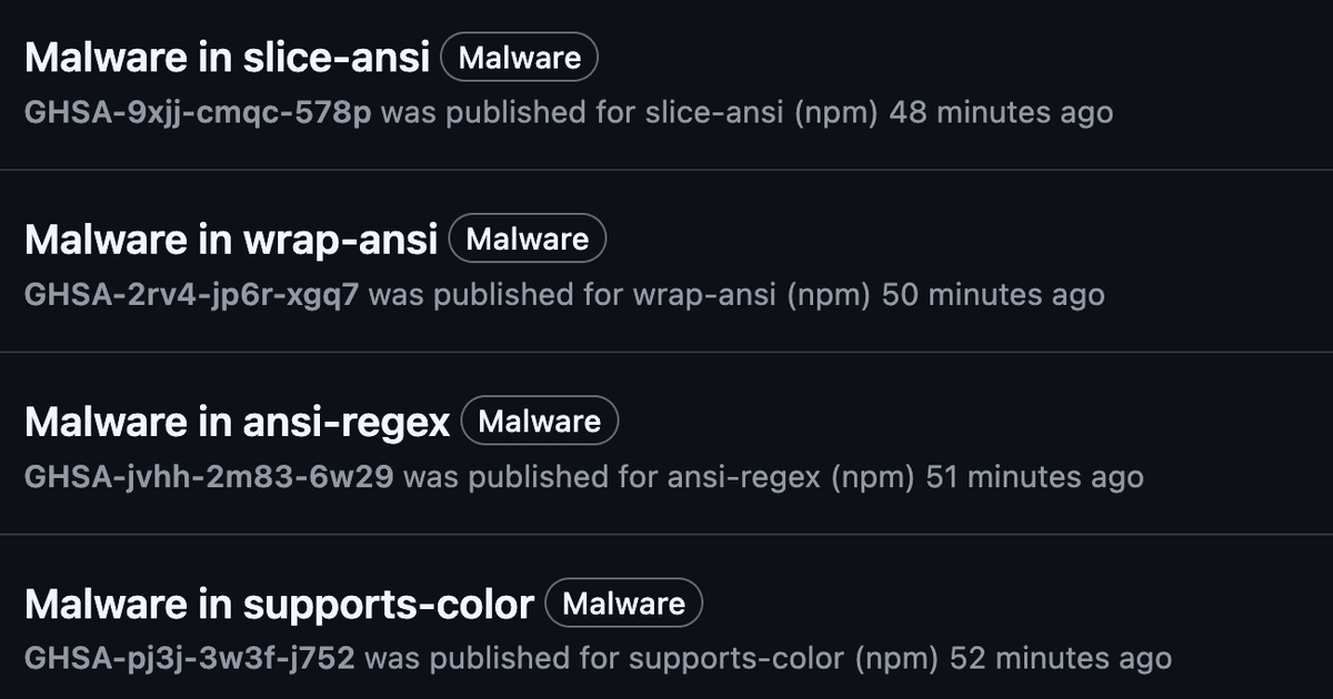 September 8 2025 NPM supply chain attack infected packages