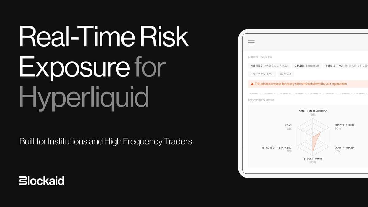 Real-time risk exposure for Hyperliquid